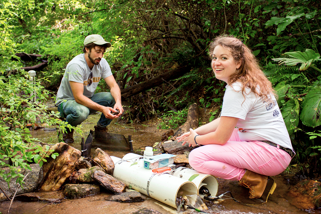Water science and policy masters students conduct researhc Water science and policy masters students conduct researhc